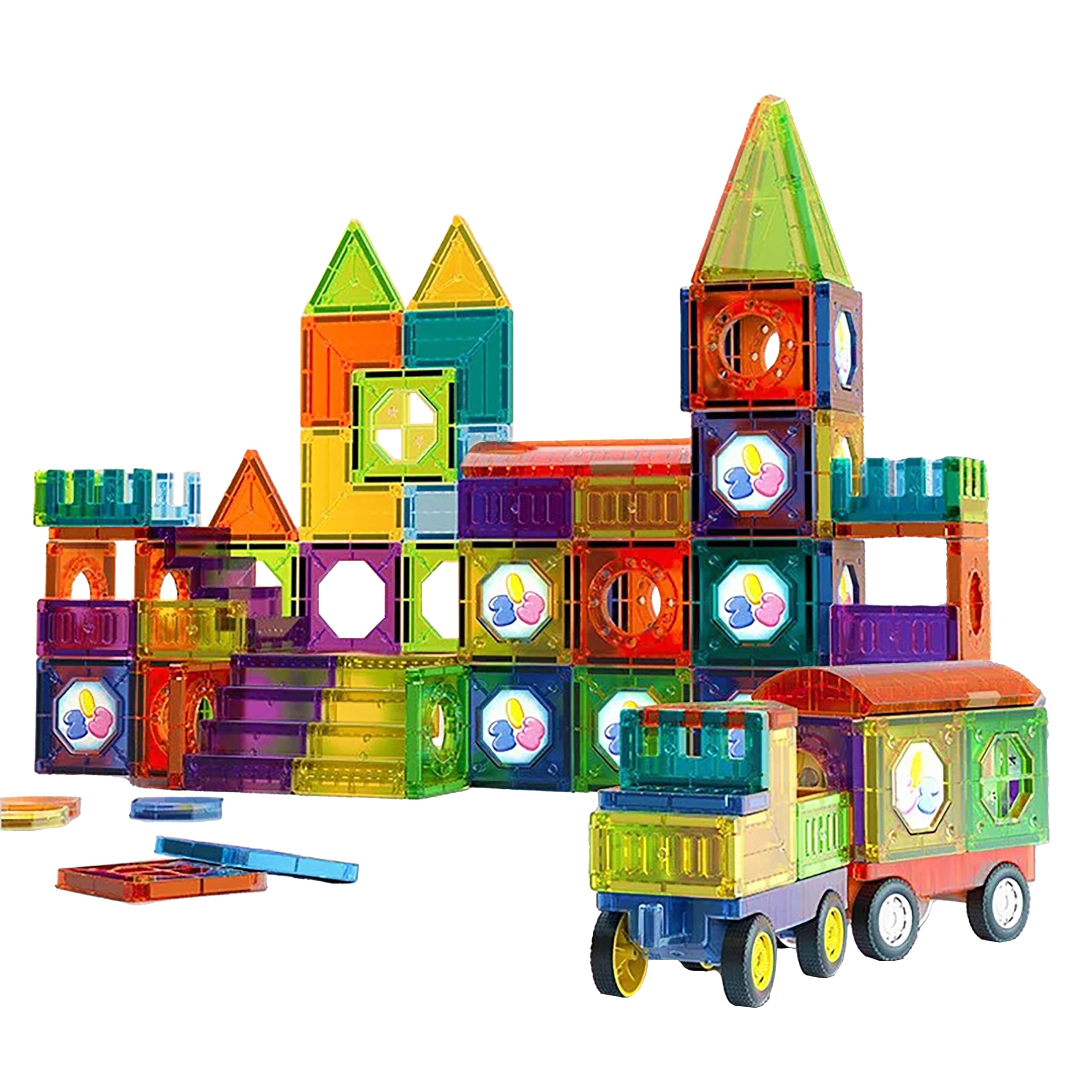VGRASSP 3D Magnetic Building Blocks Toy Set for Kids - Constructing and Learning Builder Educational Toy - 71 Magnetic Tile Blocks Game for Boys and Girls (B0CQP8KMMP) Amazon Price History, Amazon Price Tracker