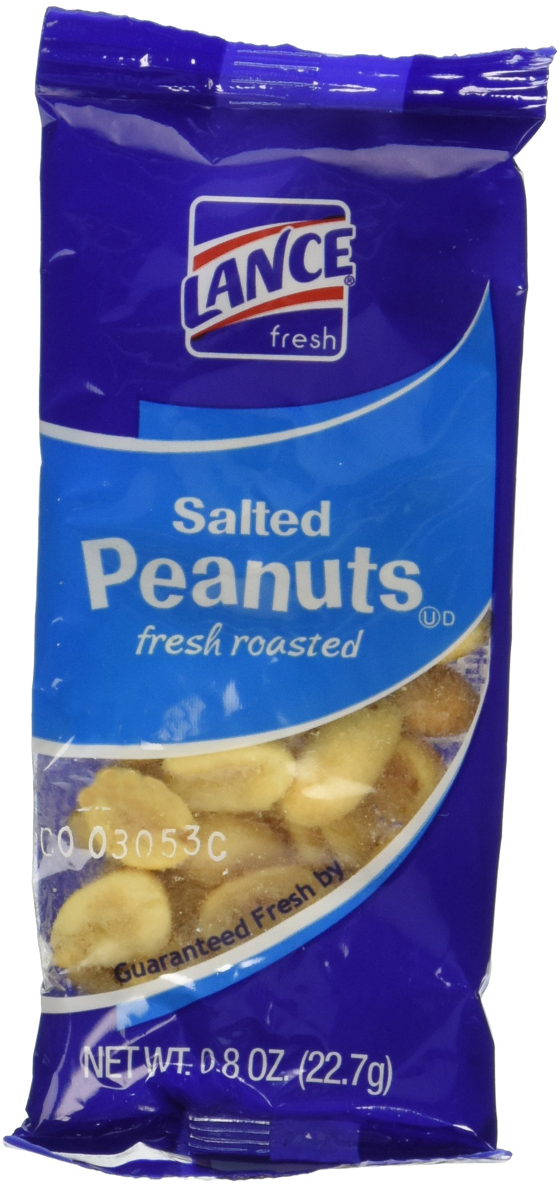 Lance Salted Peanuts . 8 oz packs of 5 packs per box