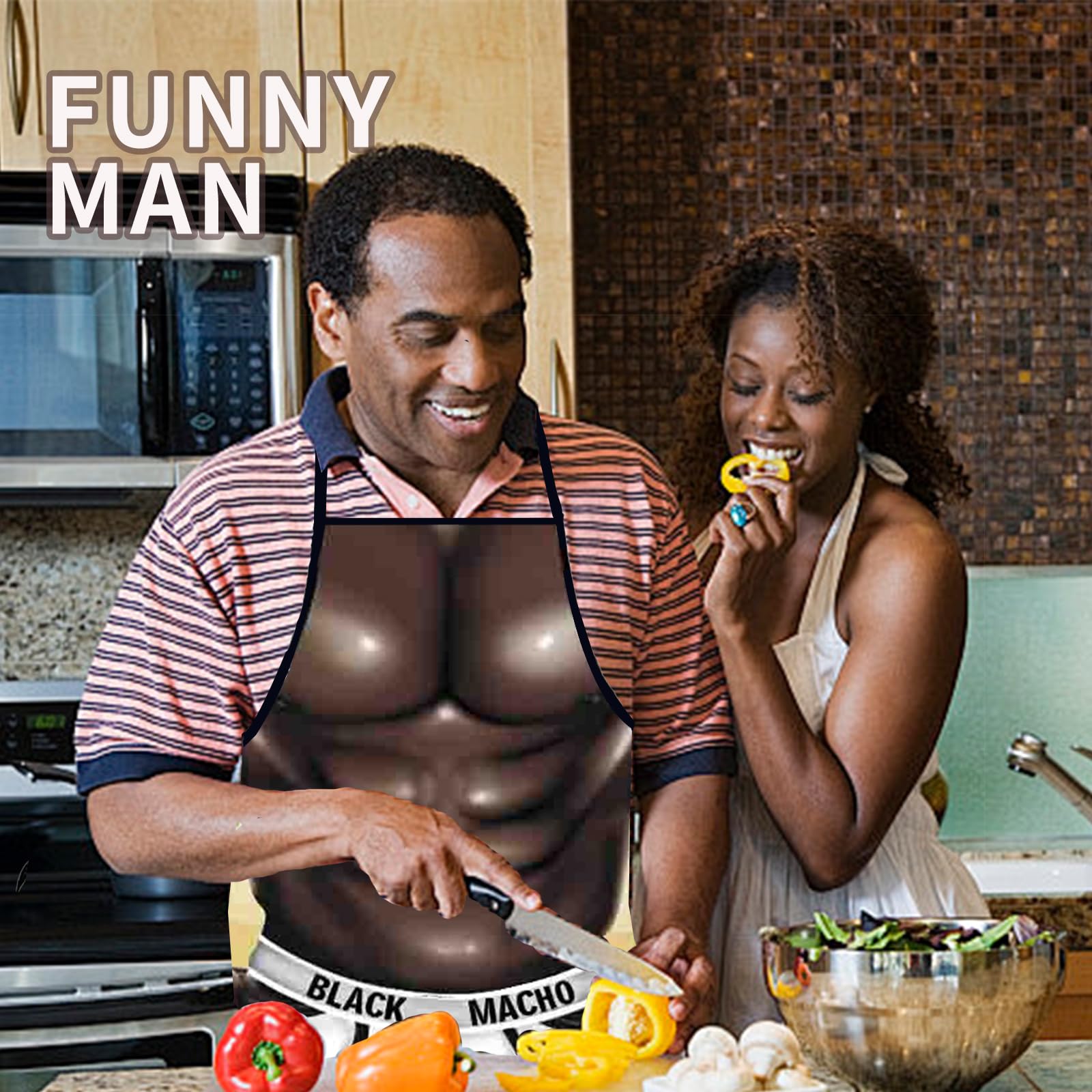 Delantal divertido para hombres y mujeres, delantal humorístico para bikini, perfecto para barbacoas, parrillas, cocinar, delantales divertidos para adultos
