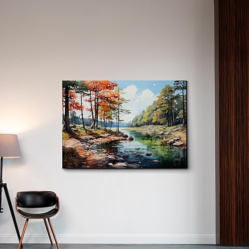 Miniatura 3 de Nature,Inspired Wood Prints for Plant Lovers & Therapeutic Art, Forest Mountain Aluminum Wall Art, Metal Print, Loft Home Décor, Canvas, Art Decor