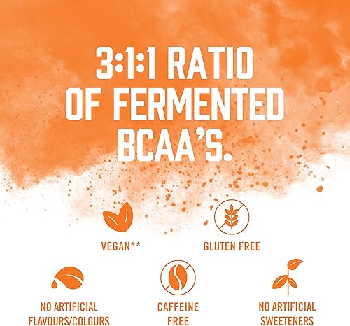 Miniatura 4 de BioSteel Plant-Amino Power BCAA en polvo, aminoácidos fermentados a base de plantas, fórmula sin OMG, giro cítrico, 30 porciones