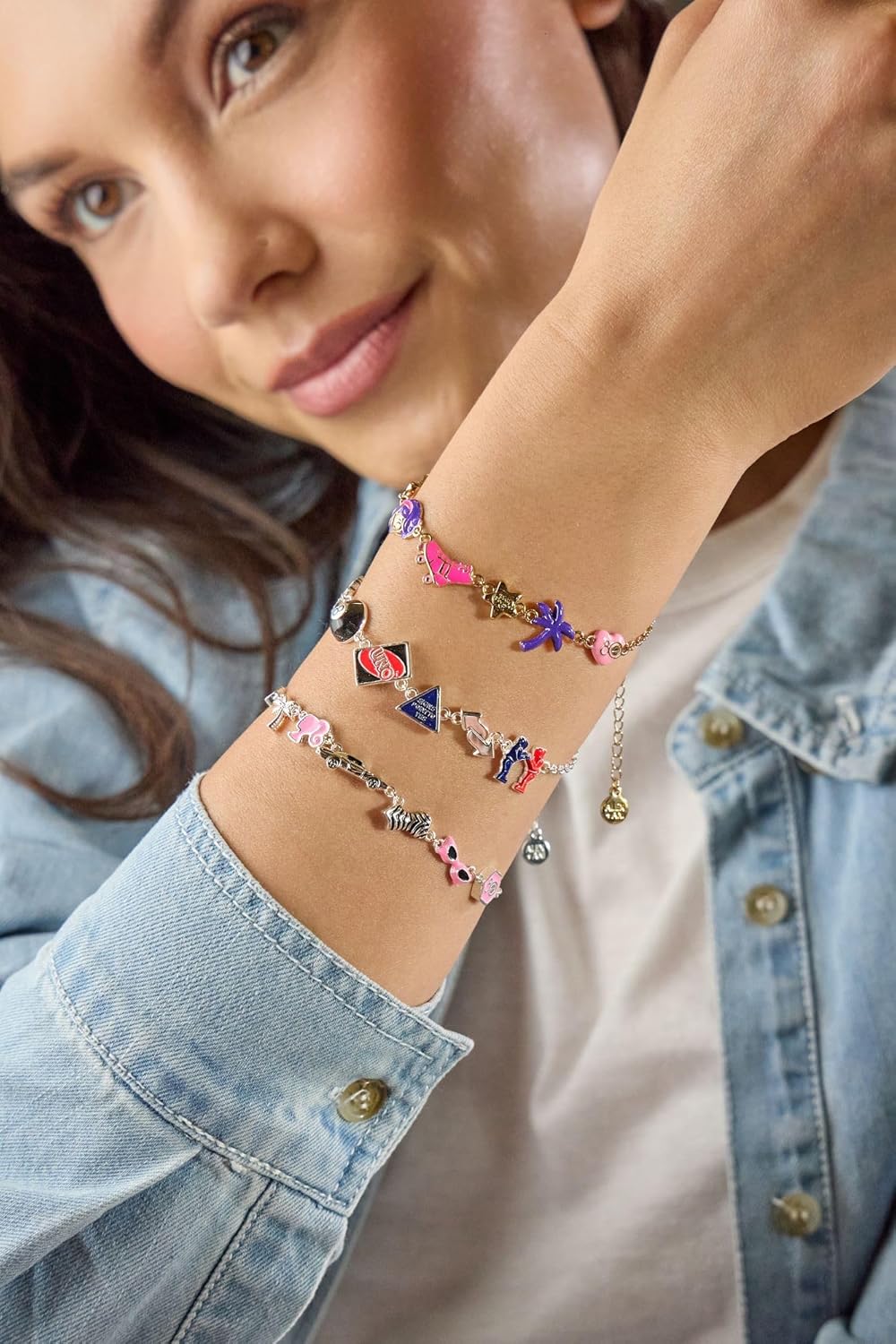 Alex and Ani Mattel® 80th Bracelet - Collectible Enamel Charms, Adjustable Fit, Nickel-Free - Image 7