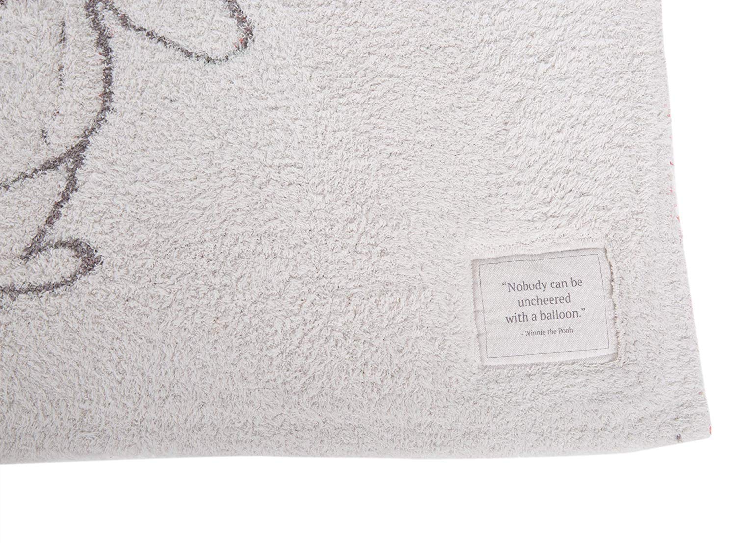 Barefoot Dreams The CozyChic Disney Winnie The Pooh Manta, Manta Multicolor, Doble Capa de Tejido Jacquard