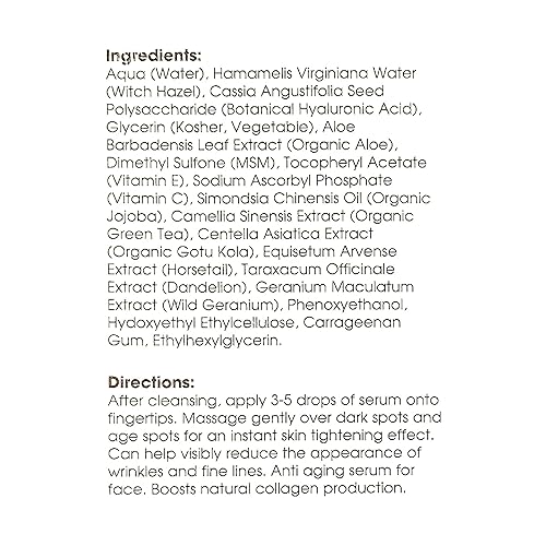 Miniatura 5 de ZOE Suero facial orgánico con vitamina C  Suero hidratante para pieles sensibles y secas  Más de 10 antioxidantes botánicos y lípidos botánicos