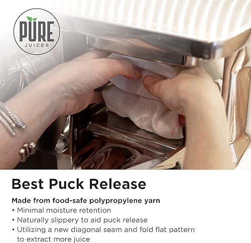 Miniatura 4 de PURE Ripstop - Bolsas de prensa de jugo para prensado en frío, 1 paquete de 4 bolsas de jugo, alta resistencia y alta porosidad, 14.5 x 6.25 pulgadas