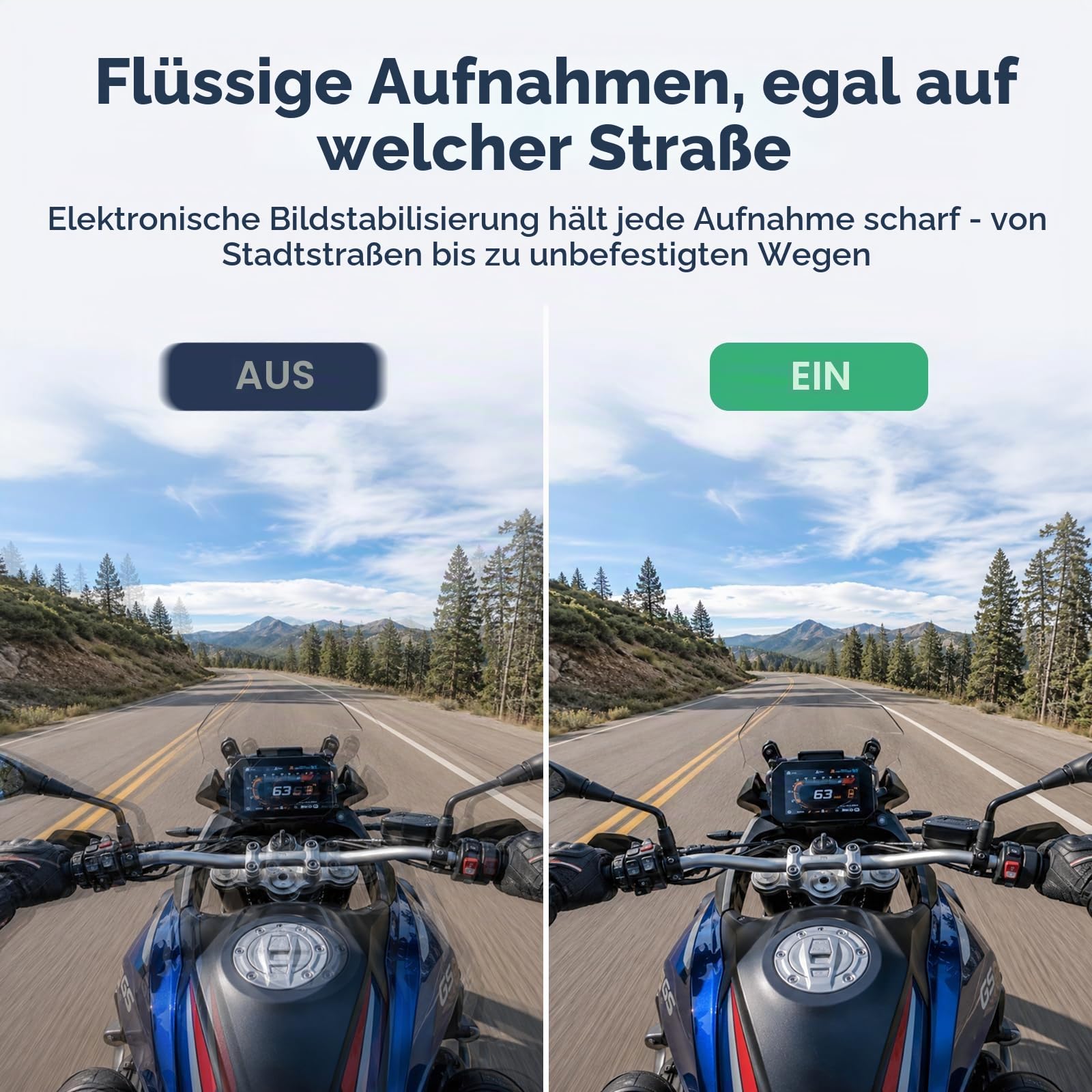 AKASO V50X Action Cam 4K30FPS mit 64GB U3 Speicherkarte Unterwasserkamera WiFi 40M EIS Anti-Shake Action Kamera 4X Zoom mit Touchscreen, Fernbedienung, Sportkamera Wasserdicht Gehäuse,Helmzubehör