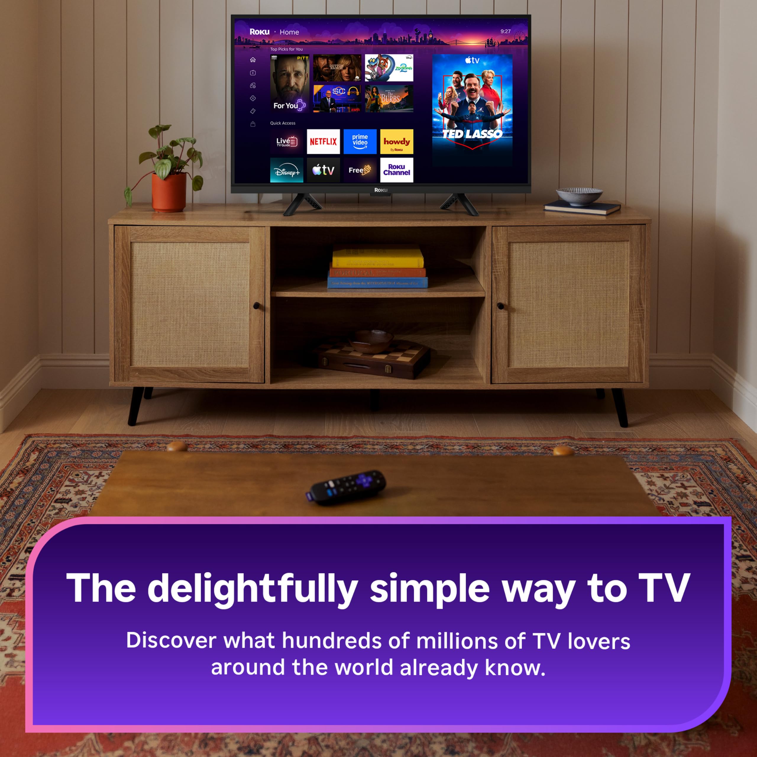 Roku Ultra Ultimate Streaming Player - 4K Streaming Device for TV | HDR10 Dolby Vision & Atmos - Bluetooth & Wi-Fi 6 - Rechargeable Voice Remote Pro with Backlit Buttons - Free & Live TV product thumbnail 4