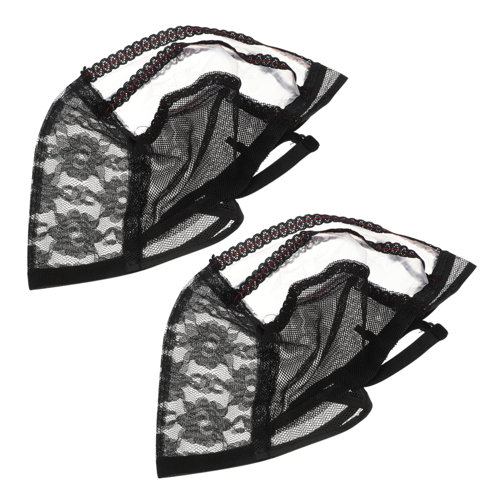 Mikinona Elastic Wig Caps 2pcs Lace Wig Net Comfortable Breathable Cap Reusable Making Head Cover