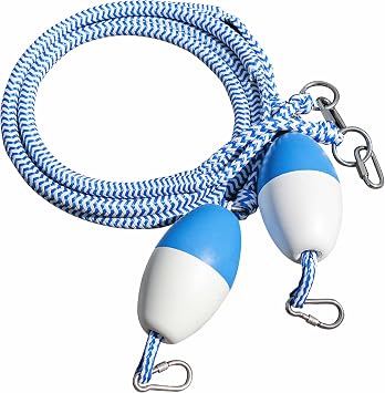 AQUAGLIDE Horizontal Mooring line Pair, Multicolor, Small