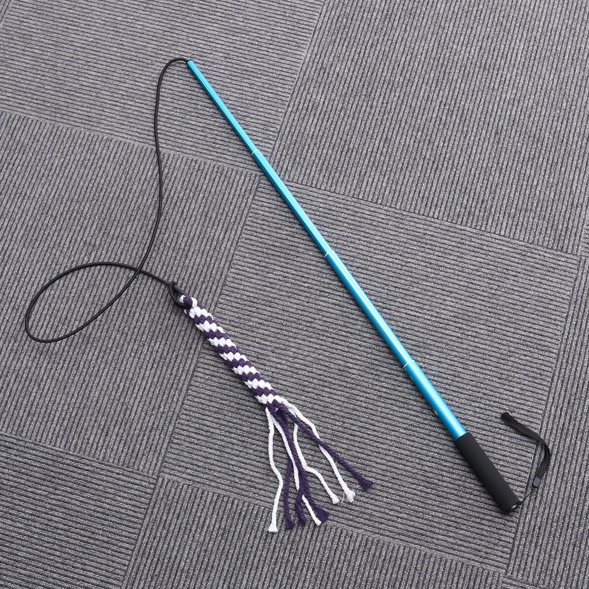 Extensible para Perros Juguete Interactivo Azul para Perseguir y Ejercitar Mascotas Herramienta de Entrenamiento Segura y Portátil