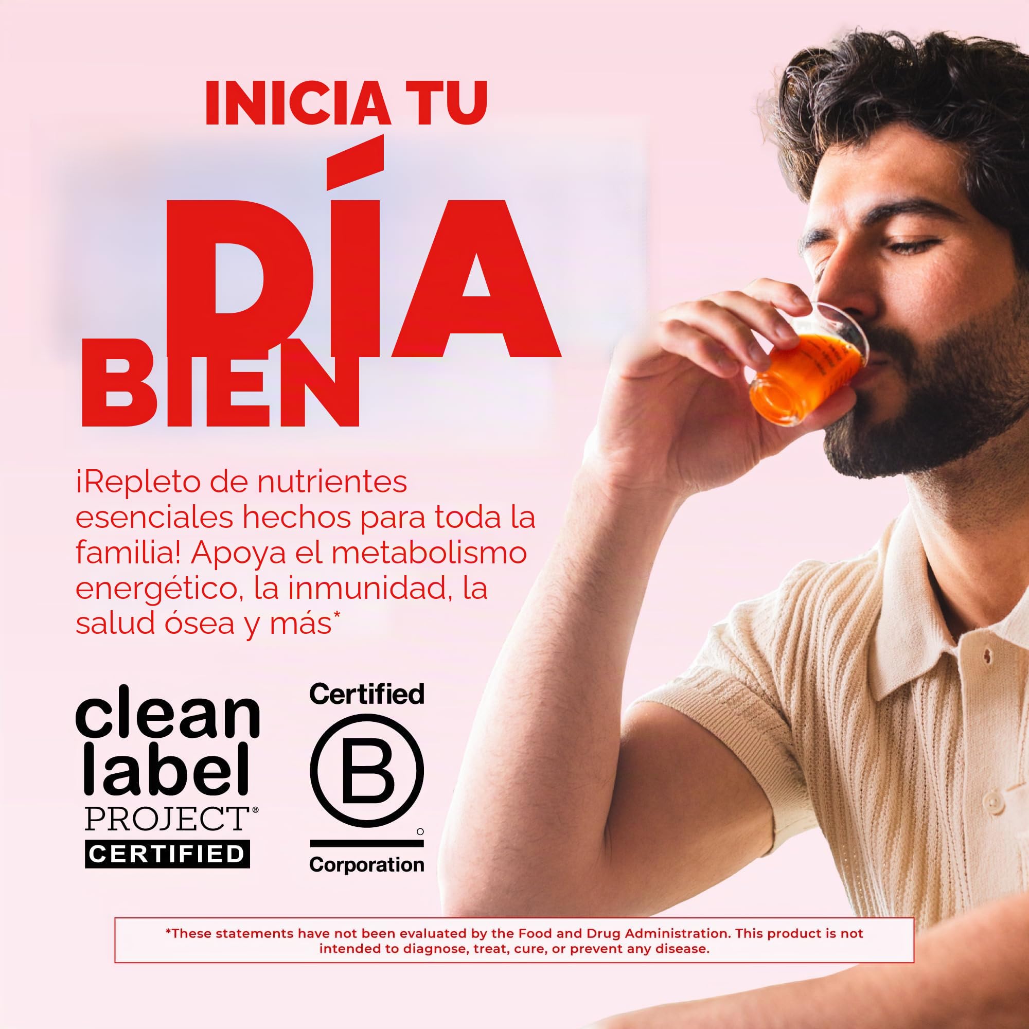 MaryRuth Organics, Multivitamínico Líquido Matutino, Vitaminas y Minerales Esenciales, Sin Azúcar, Sabor Frambuesa, 450 ml, Vegano, Sin Gluten