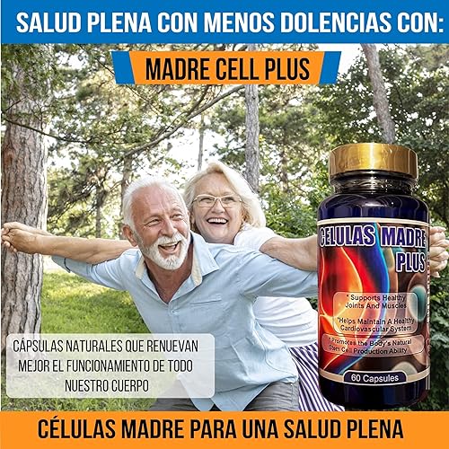 Miniatura 4 de Madre Cell Plus - Suplemento de fórmula de nutrientes a Base de plantas de apoyo de células saludables para antienvejecimiento y longevidad, sin