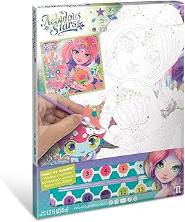 مجموعة الطلاء حسب العدد على قماش من نيبولوس ستارز - تصميم شخصيات كوراليا وليريا