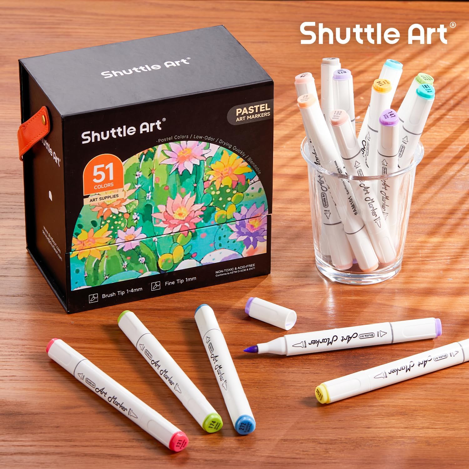 Shuttle Art Alcohol Markers Set 50 Dual Tip Colors Nigeria Ubuy