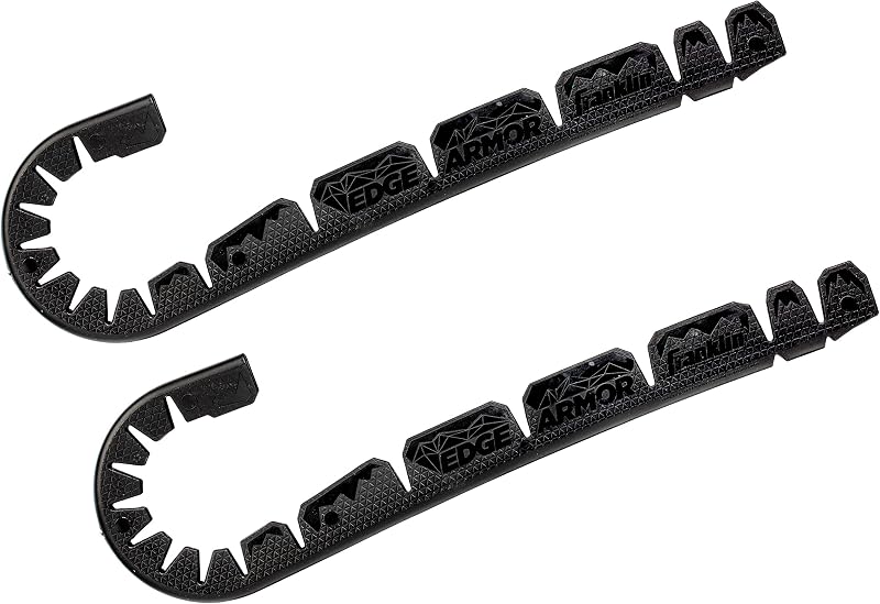 Edge Armor Hockey Stick Blade Protector | Off-Ice Training Essential, Fits Senior + Junior + Youth Sizes, Durable Impact-Resistant Plastic, Quick 3-Step Application