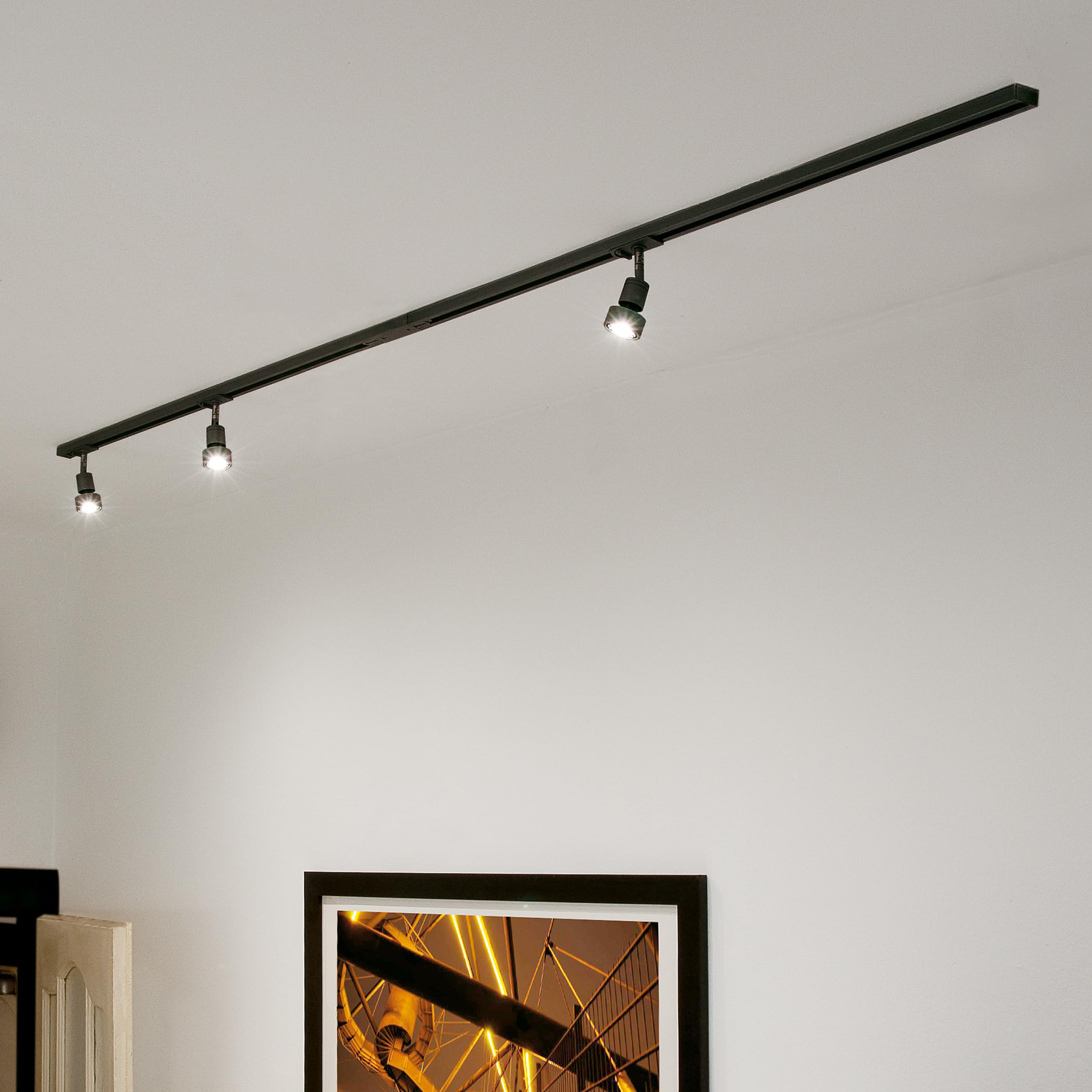 Led Tracklight 3 Fase GU10 Armatuur met Spotje - Led Verlichting Eindhoven