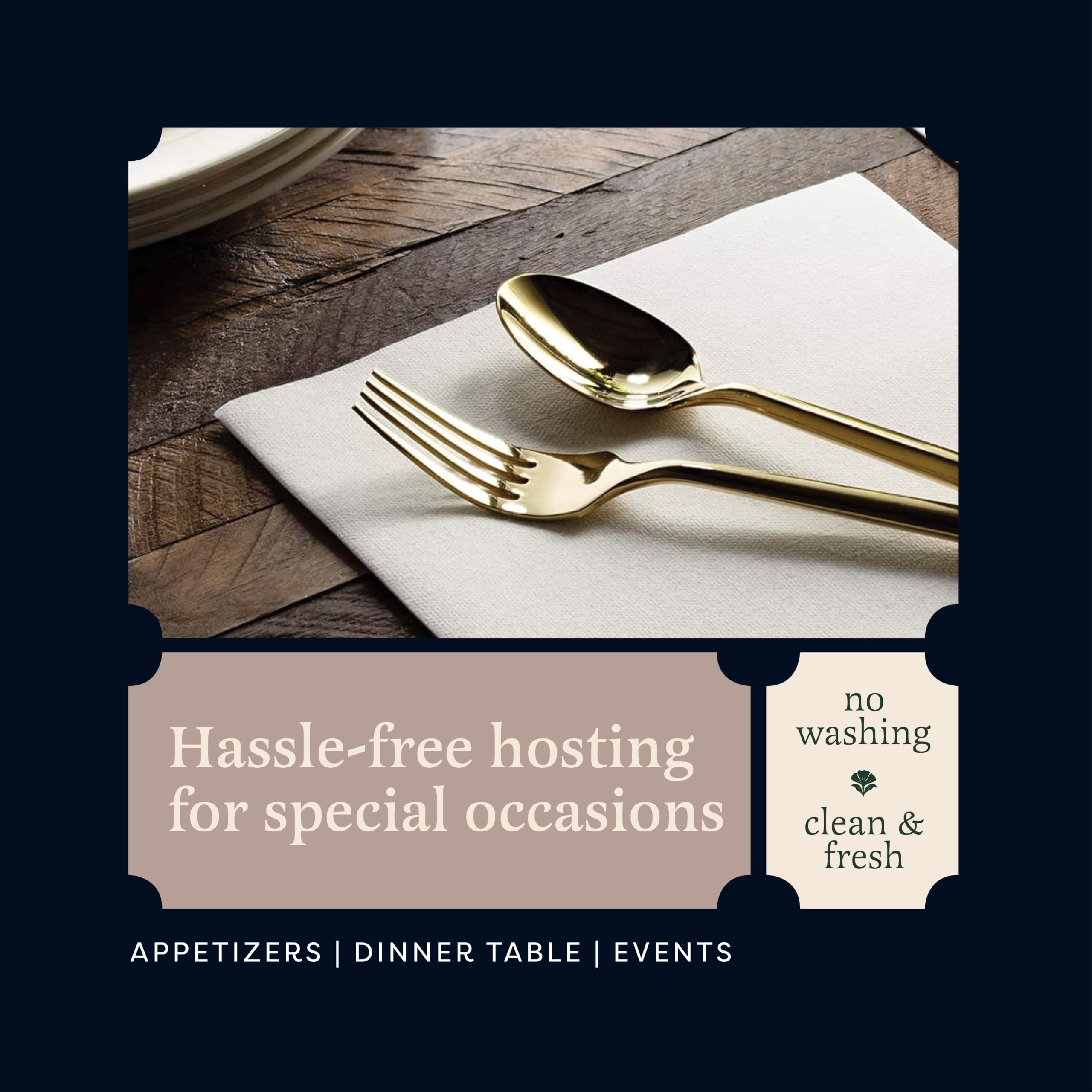 BloominGoods - Servilletas de papel desechables con aspecto de lino, servilletas de papel de tela, suaves y absorbentes para cocina, fiestas, bodas, cenas o eventos (paquete de 200)