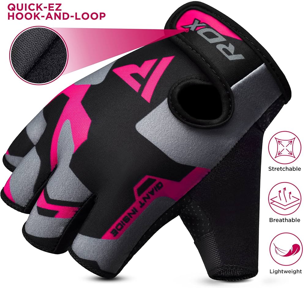 Guanti Palestra Uomo/donna - Imbottiti Antiscivolo, Traspiranti Per Sollevamento Pesi - Foto 3