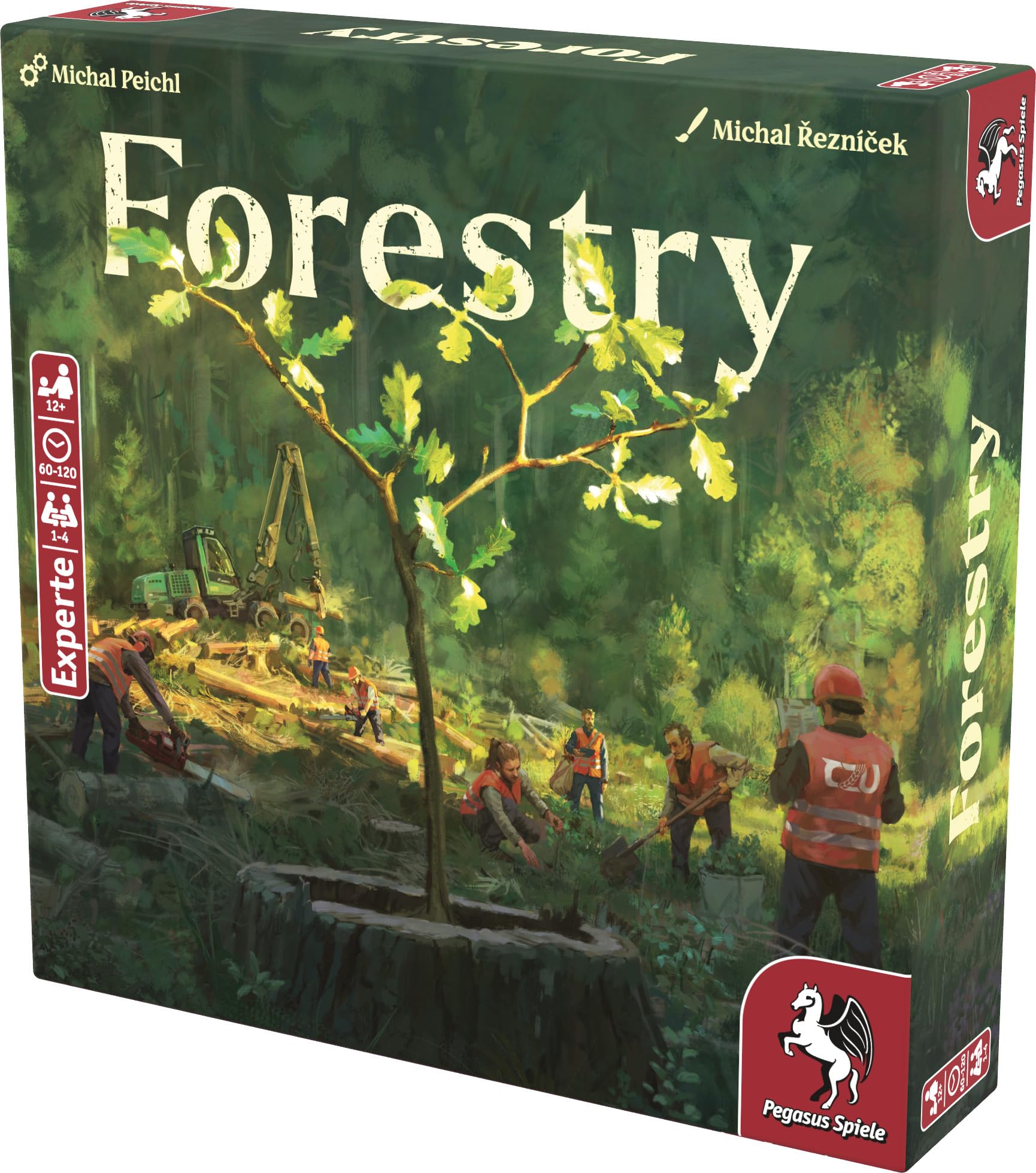 Pegasus Spiele 56270G - Forestry Brettspiel für Experten