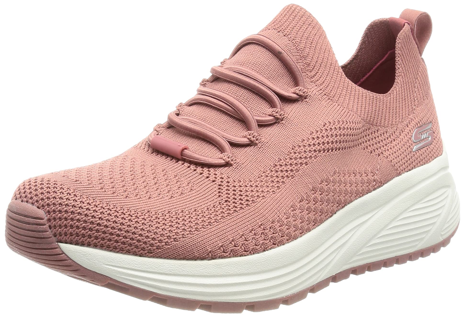 Skechers BOBS SPARROW 2.0 ALLEGIANCE CREW, Zapatillas para Mujer, Rose Engineered Knit, 38 EU
