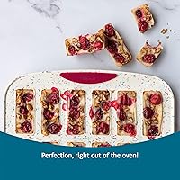 Vista 6 de Trudeau Molde Mini para Barra de 24 Ranuras – Premium Confetti Blanco de Silicona para Hornear con Borde Reforzado de Acero – Antiadherente, Sin