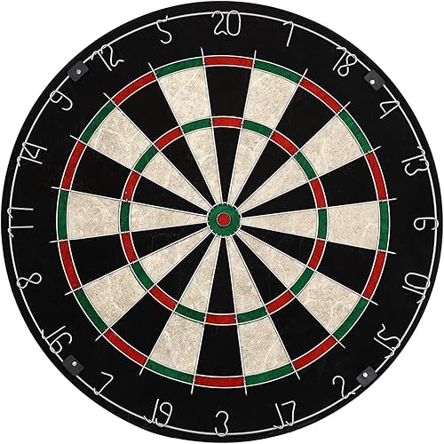 Miniatura 6 de Dartboard with 6 Darts for Adults, MDF and Sisal Classic Dartboard Cabinet, Steel Tip Dart Board Set, Wall-Mounted Dart Boards Set for Home, Office,