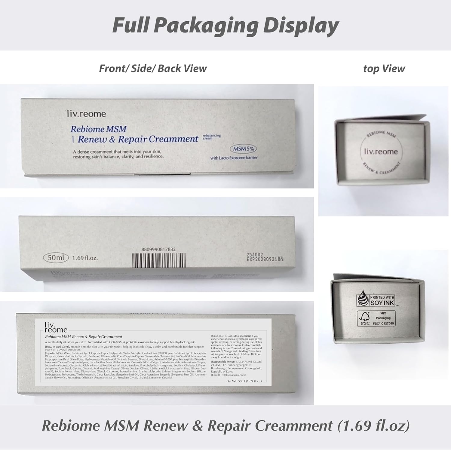 MSM Sulfur-Derived Redness Recovery Cream for Sensitive, Thin Skin – Probiotic Exosome + Panthenol + Ceramide NP - Image 9