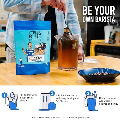 Miniatura 3 de Big Cat Blend Cold Brew, 6 paquetes de jarra, 100% café arábica procedente de América Central de forma ética y sostenible