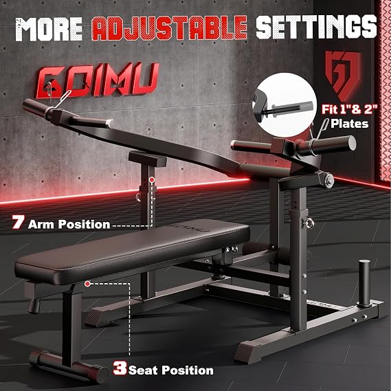 Chest Press Machine, Z1-PRO Weight Bench Press Machine with Independent Arms, Adjustable Flat Tilt Bench Press for Chest, Home Gym Equipment