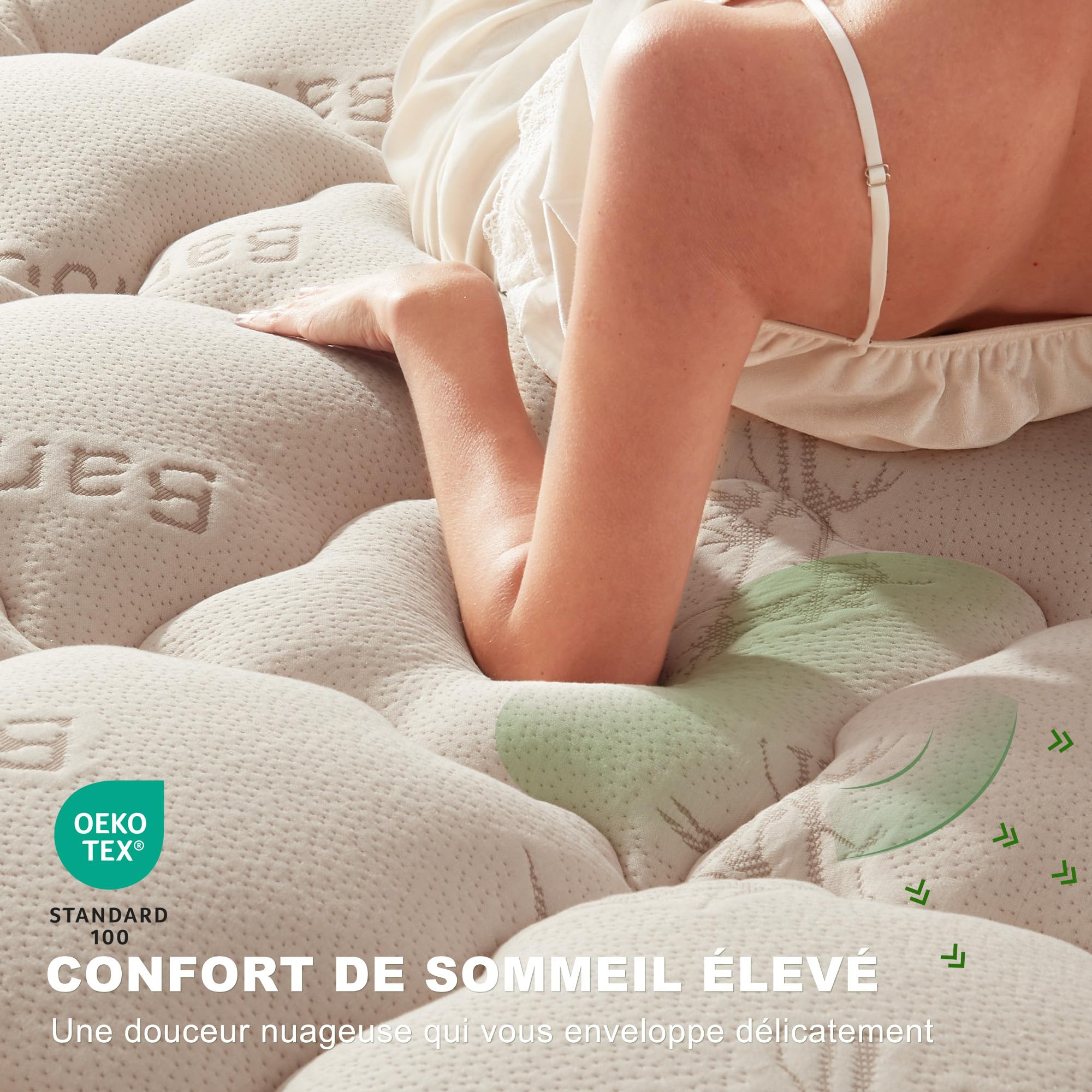 Continentaal Bed Met Matrastopper - 160x200 Cm - Marineblauw Chenille Cloudy Ii