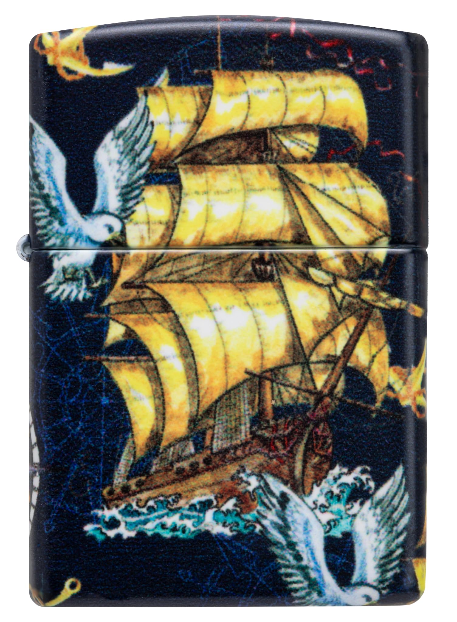 Amazon.com: Zippo Lighter: Nautical Design with Ship - 540 Color