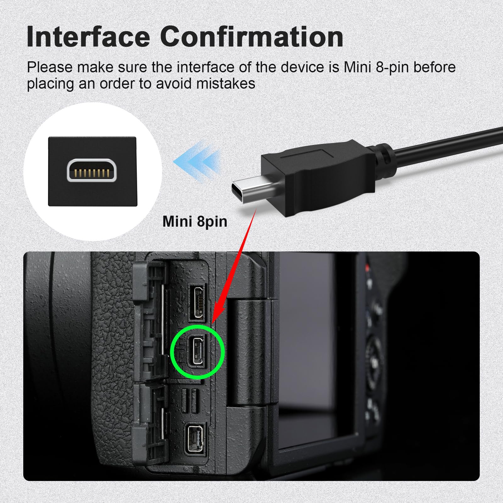 KEPLE - Cavo Usb Cavo Di Piombo Da Compatibile Con Nikon D750 D3300 D 5500 D5300 D7100 D7200 B500 V1 Fujifilm Finepix S9450w S9700 S9800 S9900w Fotocamera Fujifilm Finepix Jz505 Jz510 L55