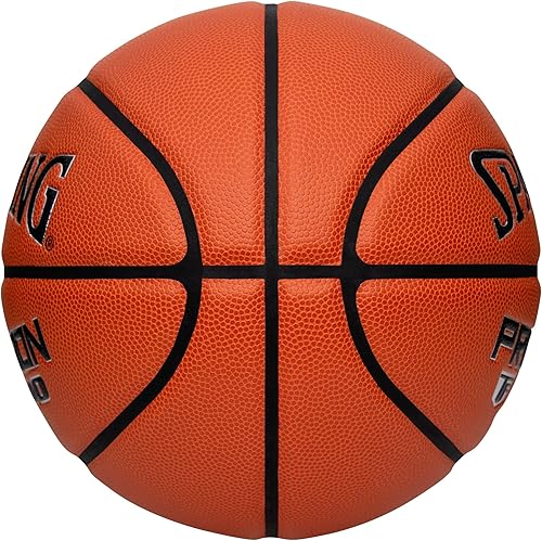 Miniatura 2 de Spalding Precision TF-1000 Indoor Game Basketballs, Dry Grip Microfiber Composite Cushioned Cover, High School Approved