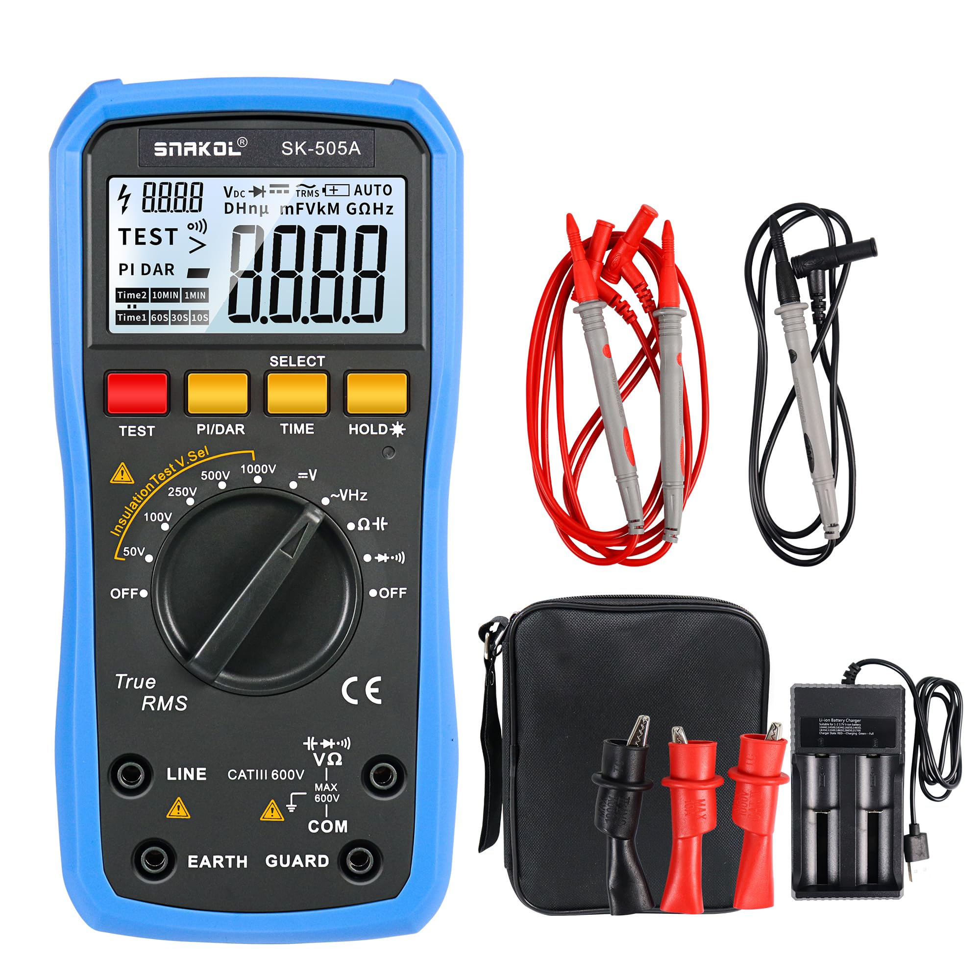 Ground Resistance Tester - AC/DC Voltage Meter -1
