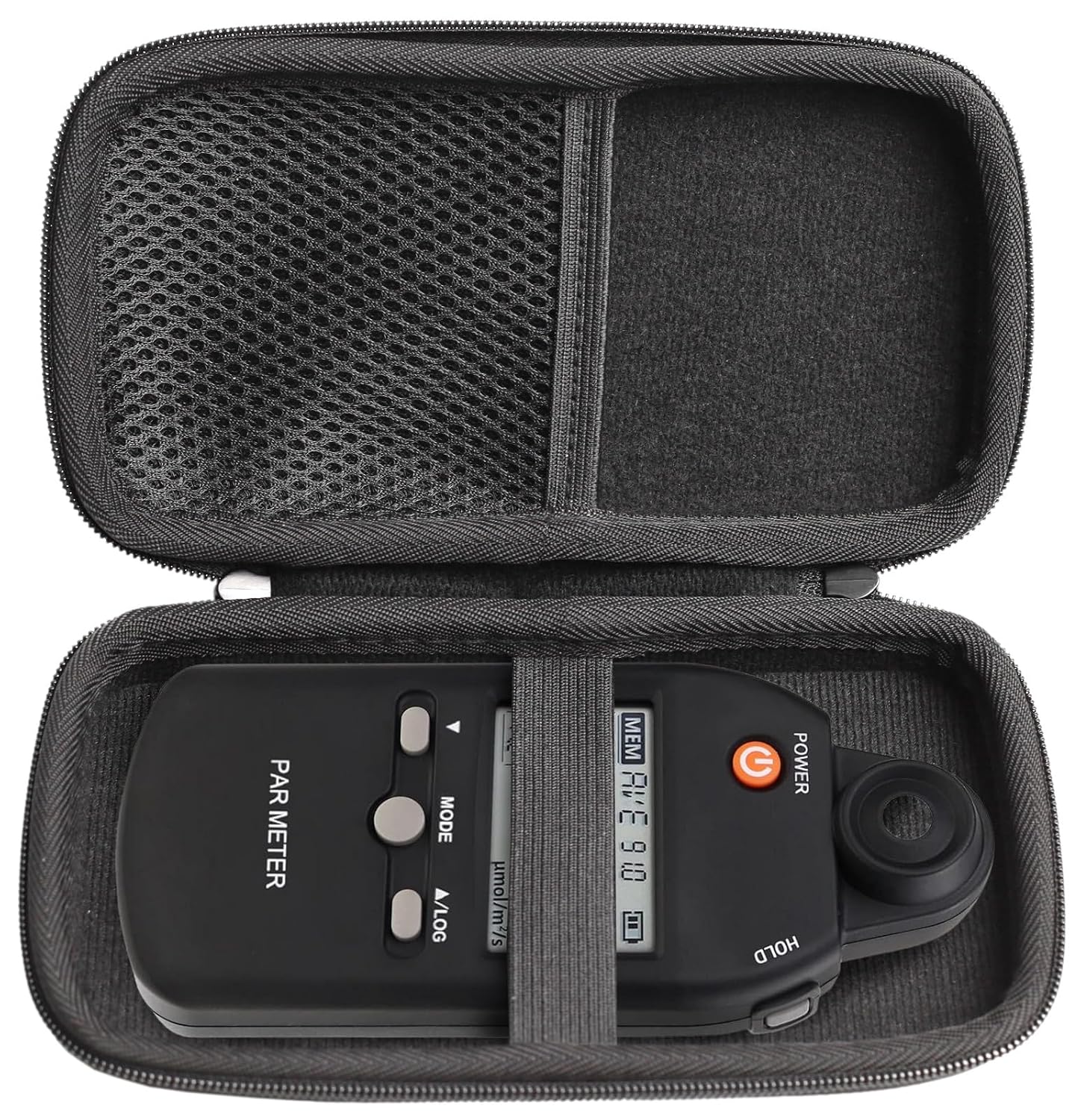 Carrying Case Compatible with DANOPLUS Quantum PAR Meter Full-Spectrum High Precision PPFD Plants 400-700nm Light Lux Tester (Case Only)