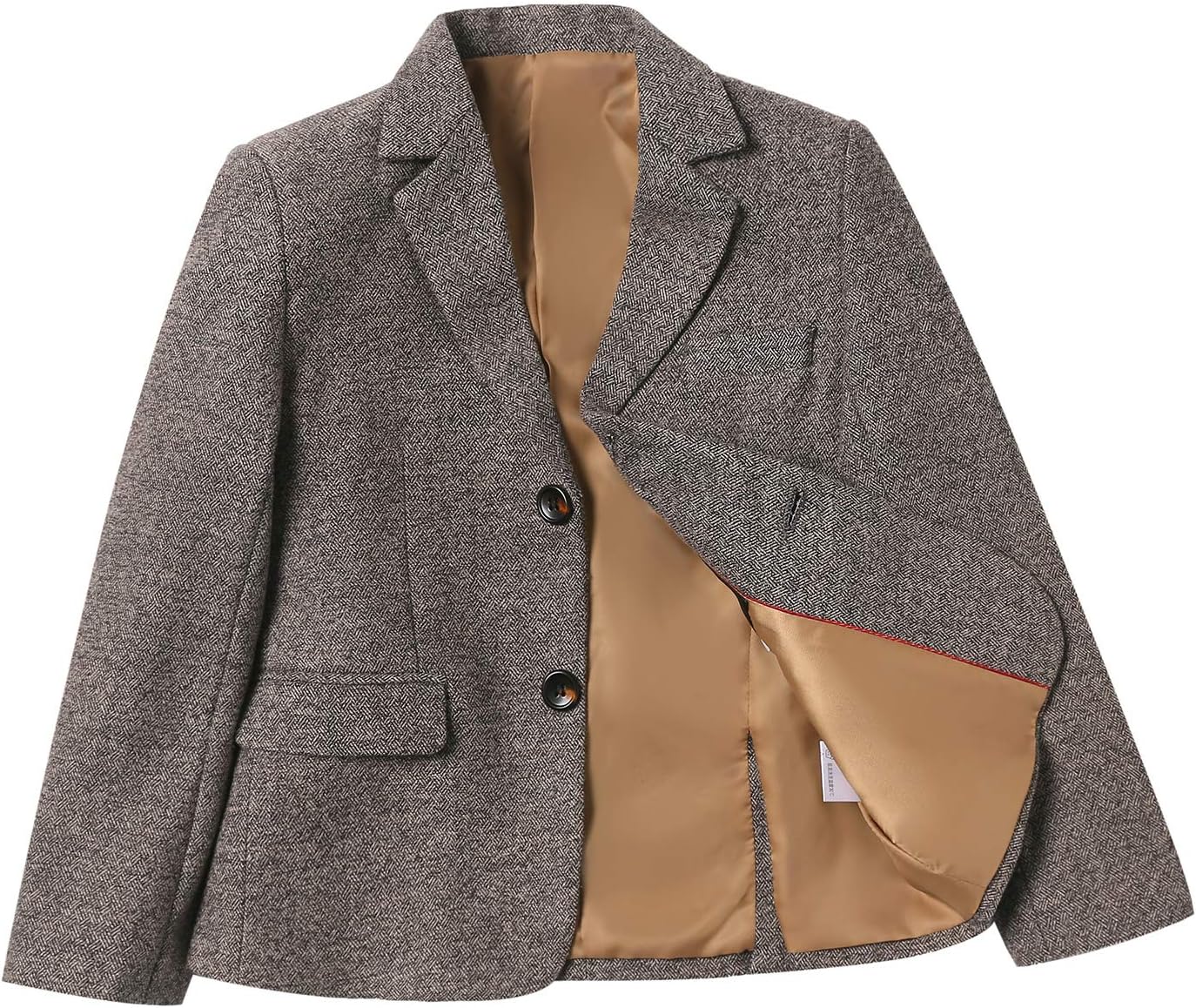 Boy's 5 Pieces Tuxedos Toddler Formal Suits Set Kids Slim Fit Suit for Weddings - Image 2