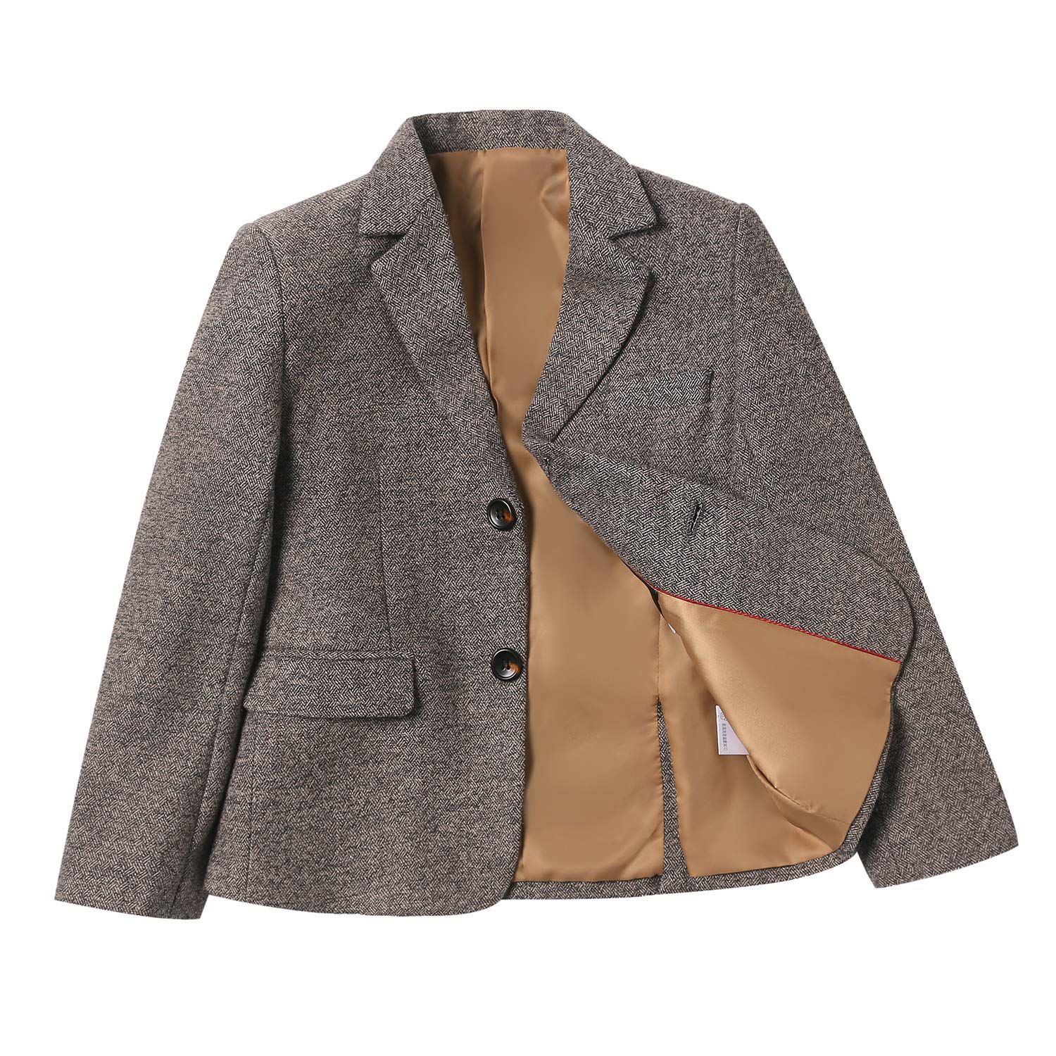 PLWEDDING Boy's - Set di 5 tute formali per bambini, slim fit, per matrimoni