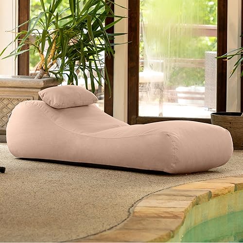 Miniatura 5 de Jaxx Arlo - Puf para exteriores, tumbona reclinable para piscina, patio, pétalo