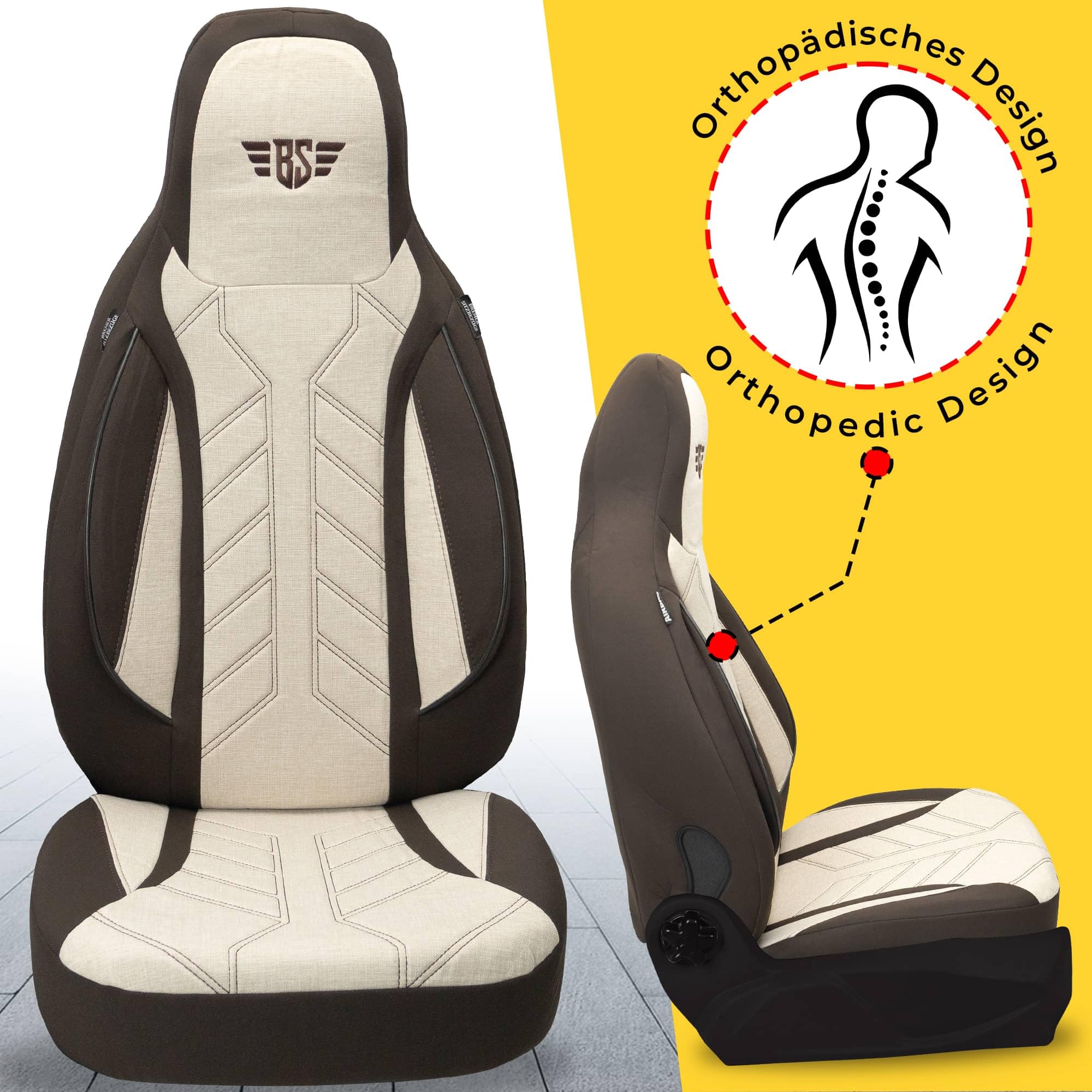 Bremer SITZBEZÜGE Fundas Protectoras para Autocaravana para FIAT Ducato Jumper Boxer PLKT210