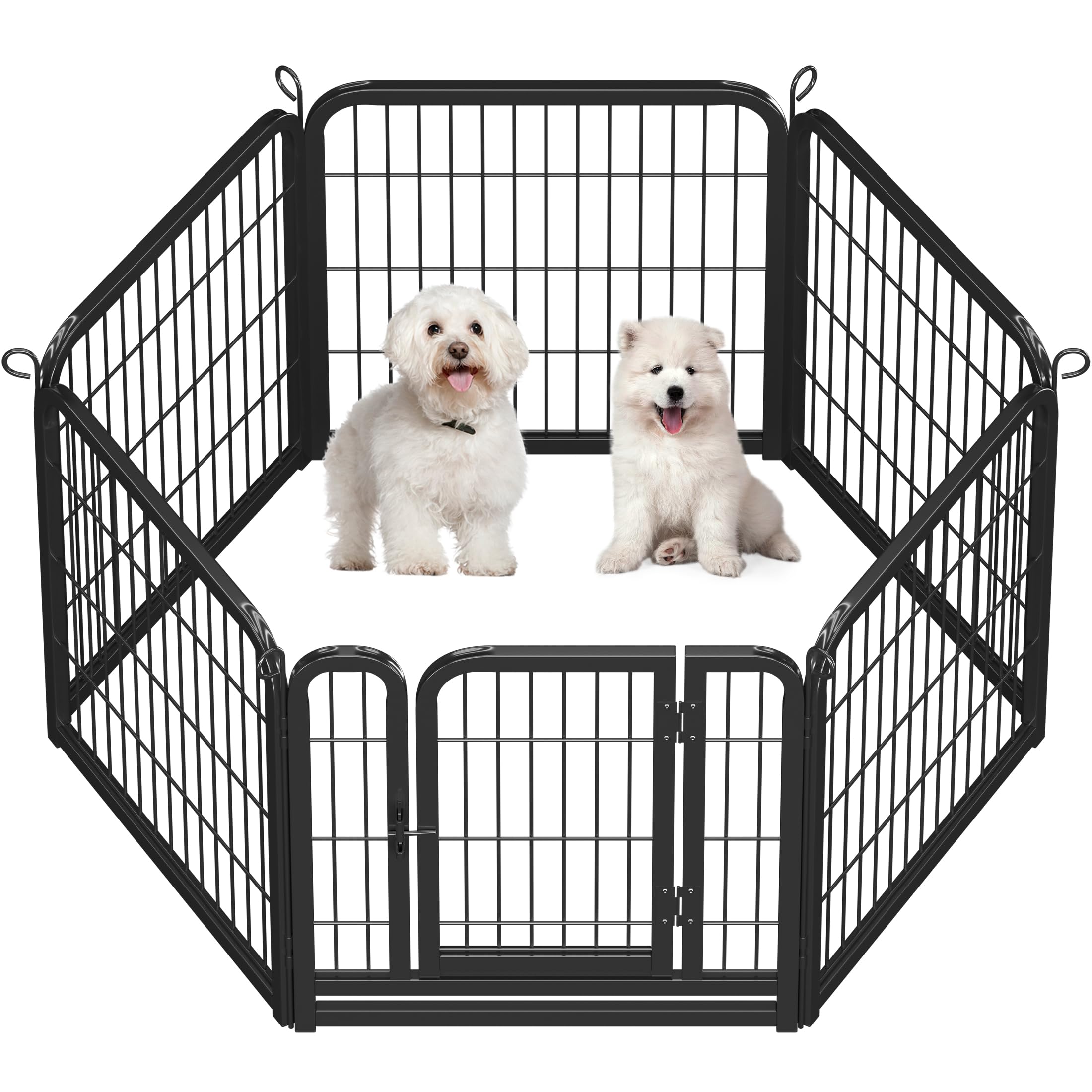 costoffs Foldable Heavy Duty Dog Whelping Pen Outdoor/Indoor for Yard/RV/Camping Suitable for Puppy/Cat/Rabbit/Pig/Small Medium Animals (60 cm H, 6 Panels)