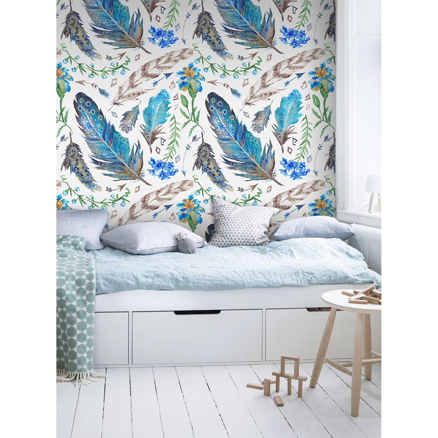 Fotomurale 360x250 cm boho para renovar paredes viejas sin hacer obras