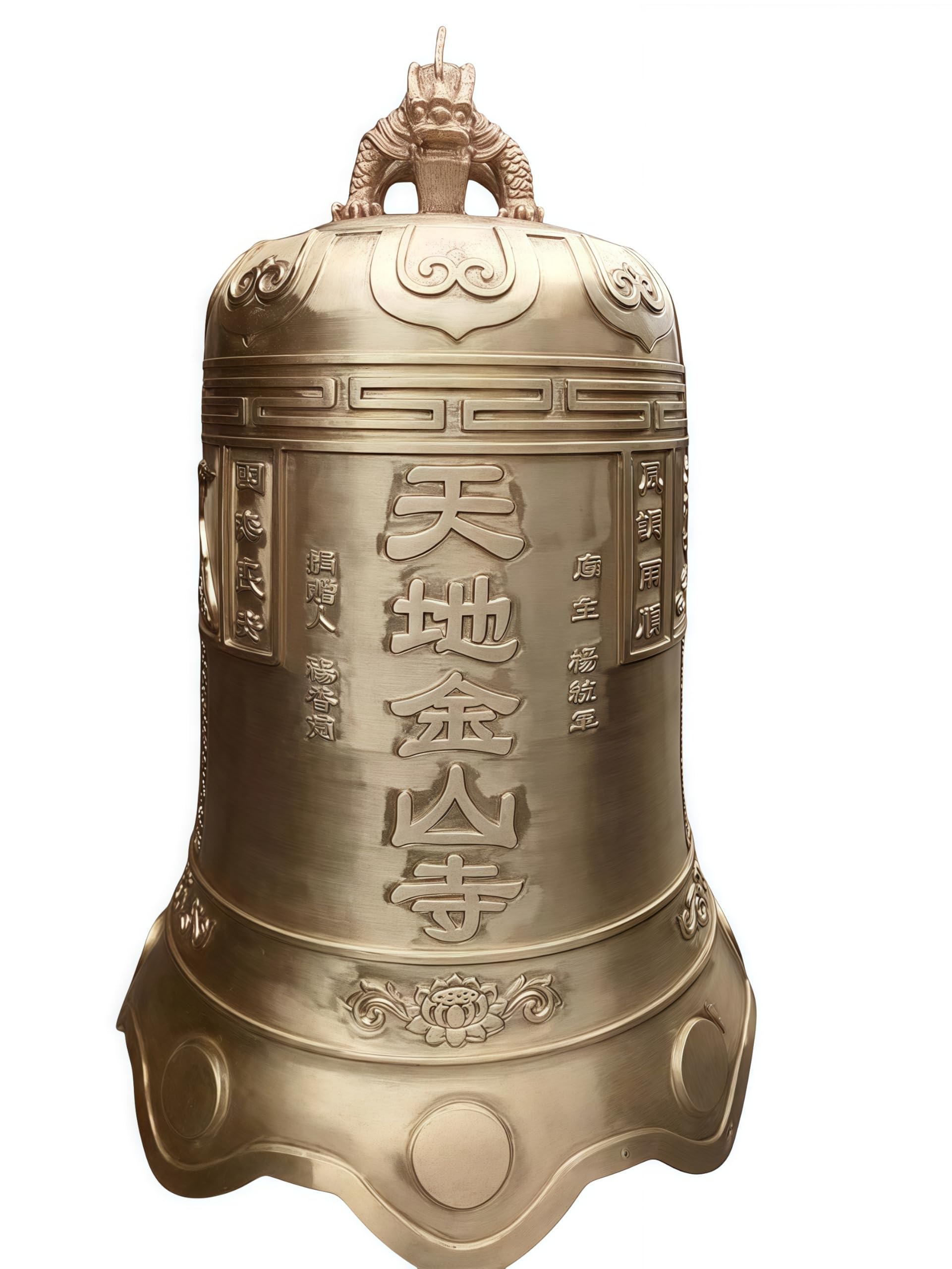 Top Bronze Bell Chinese Musical Instruments Feng Shui Decor Gifts for Home Feng Shui Statue Chinese New Year