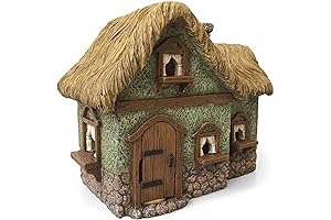 Country Cottage House for Miniature Garden, Fairy Garden