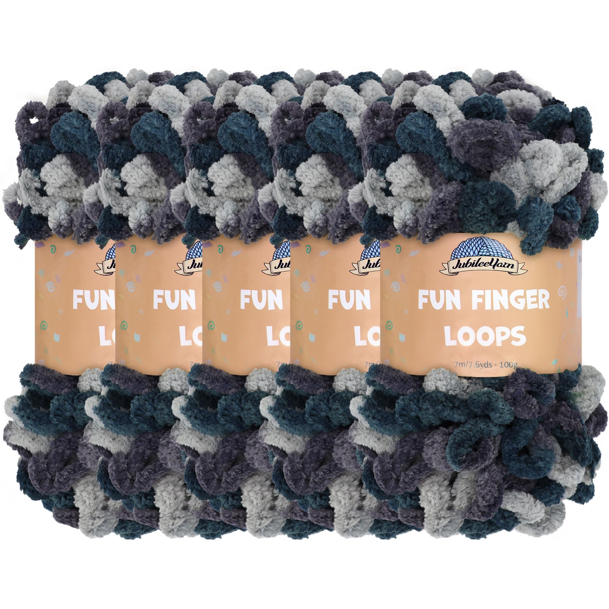 Hilo para tejer con dedos en tardes de invierno con lana de poliéster verde negro plata