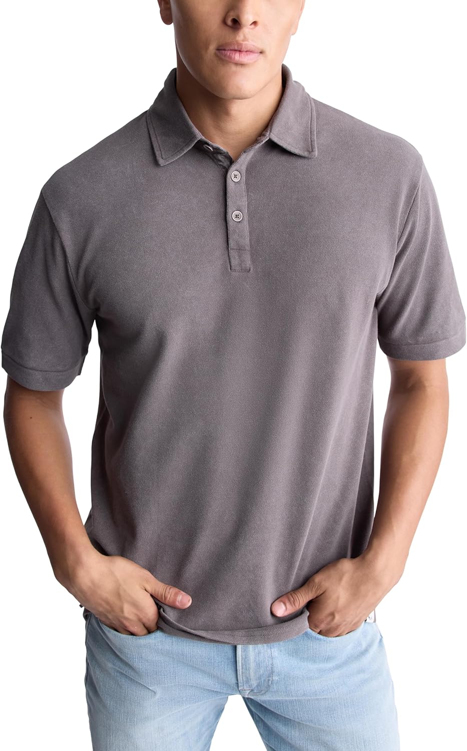 Buffalo David Bitton Mens Short Sleeve Light Weight Pique Polo - Image 5