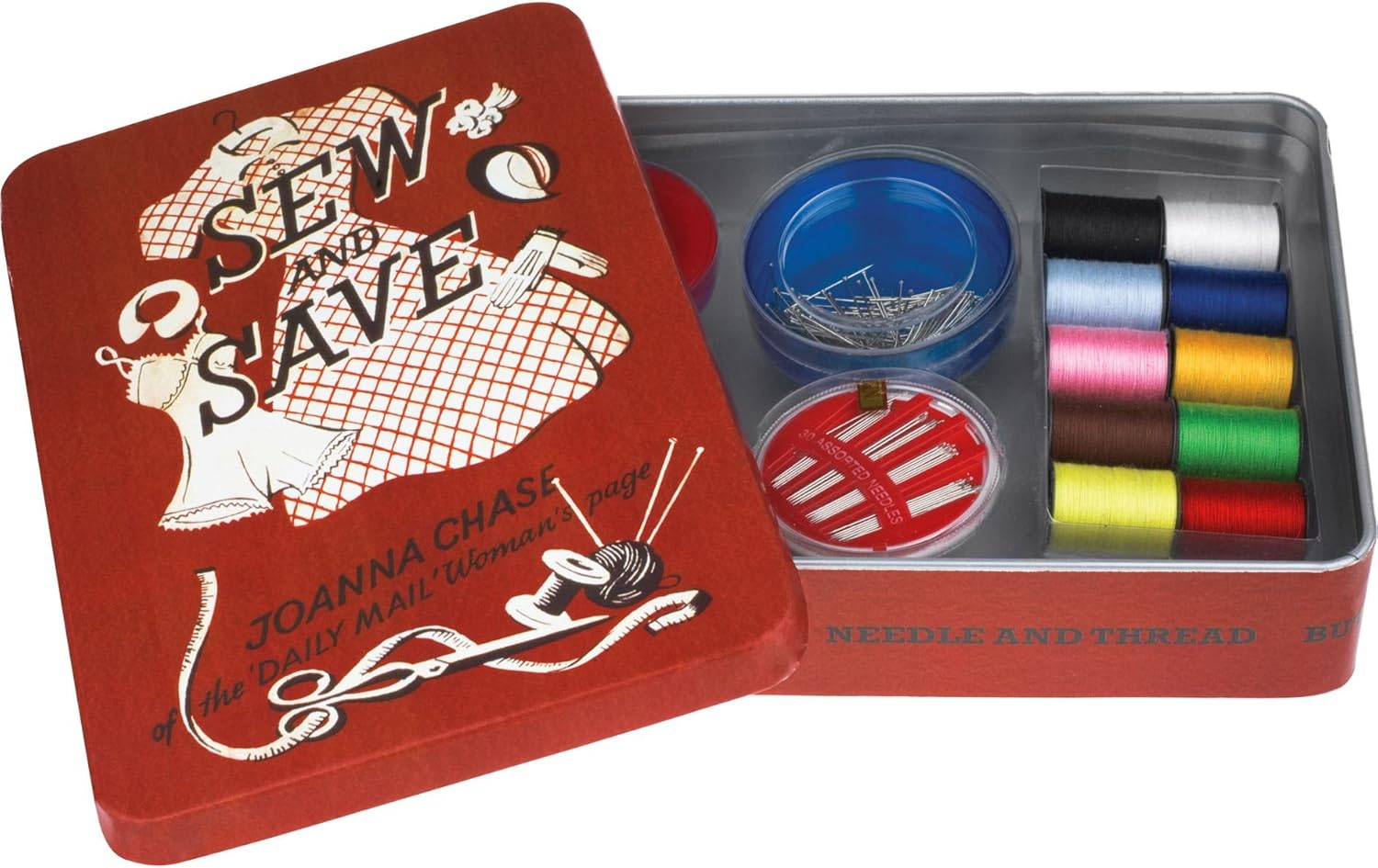 Sew and Save Sewing Kit Tin Amazon.co.uk Home & Kitchen