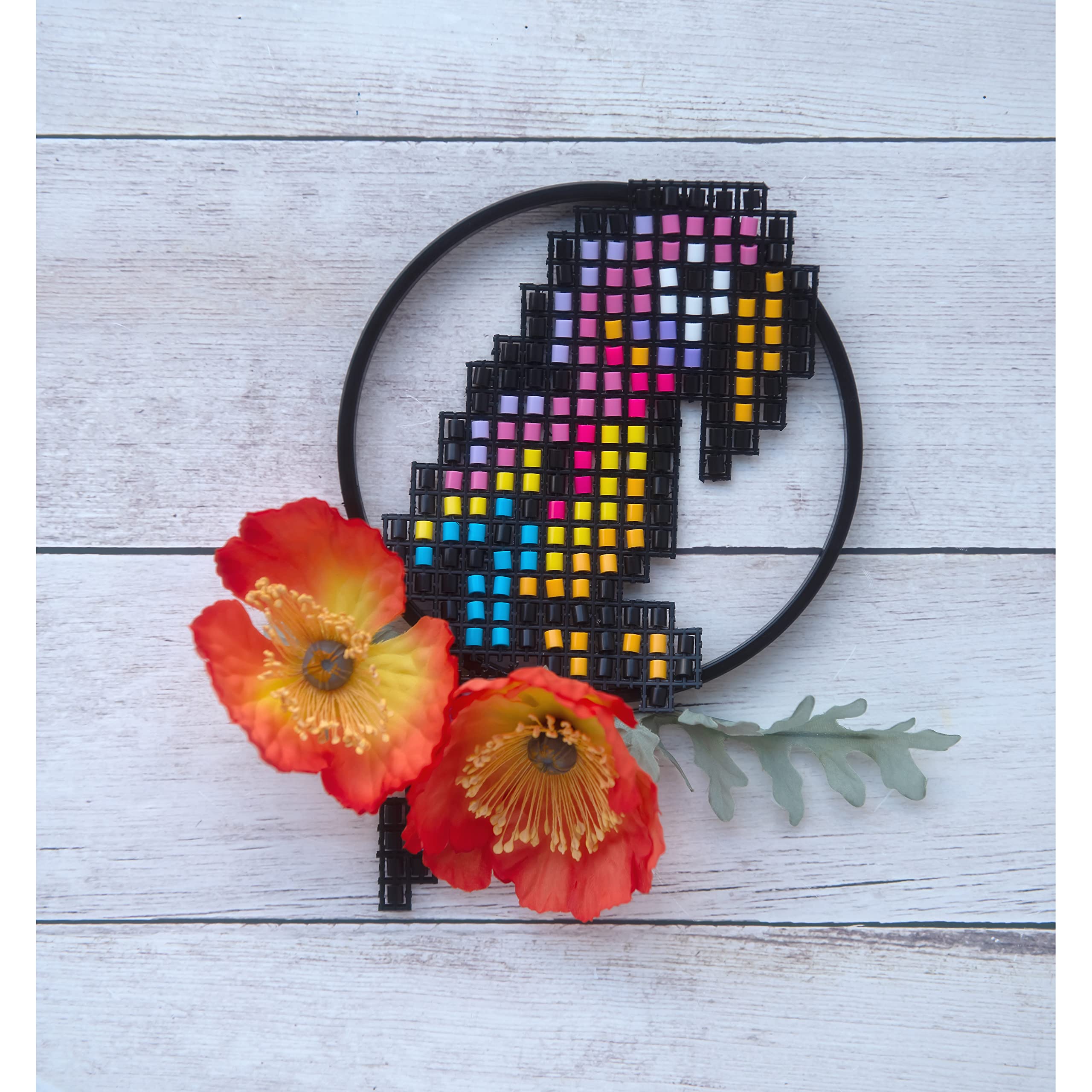 Perler Snappix Ensemble de perles en toile Multicolore