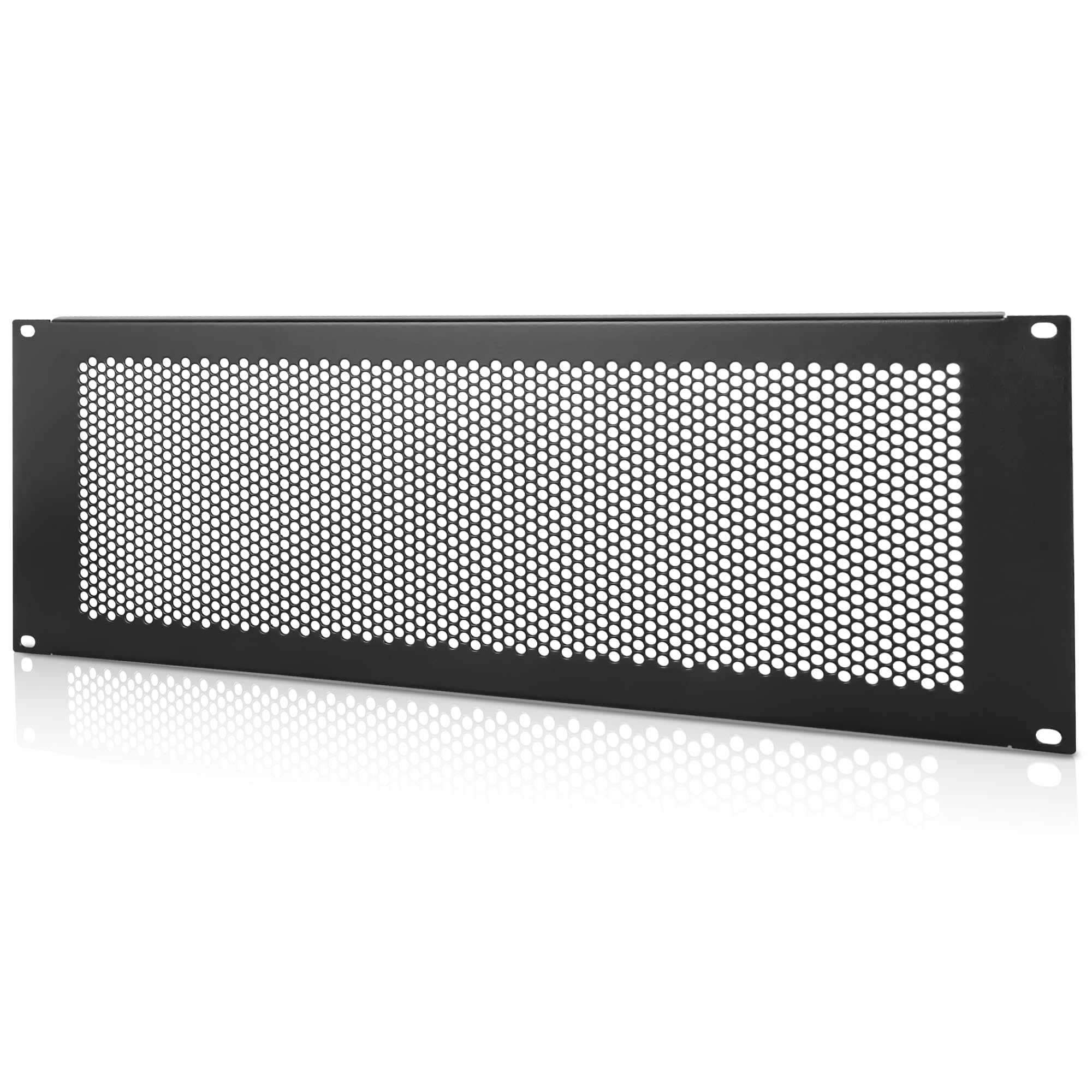 Intellinet 19” Vented 4U Blank Rack Mount Panel Spacer with Venting for 19in Server Rack Enclosure or Network Cabinet-3 Yr Warranty-716321