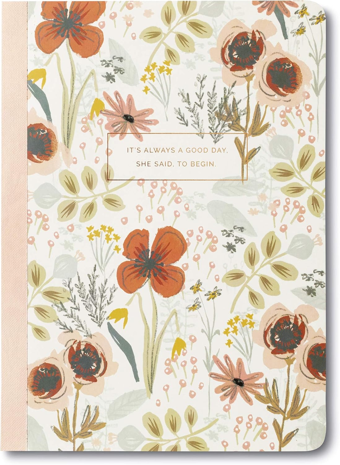 Composition Notebook by Compendium: Some Days, I Just Know There Are Big Things about to Begin. Today, for Example. — Lay-flat binding, 80 lined pages, multicolor, 1 ea (6986)