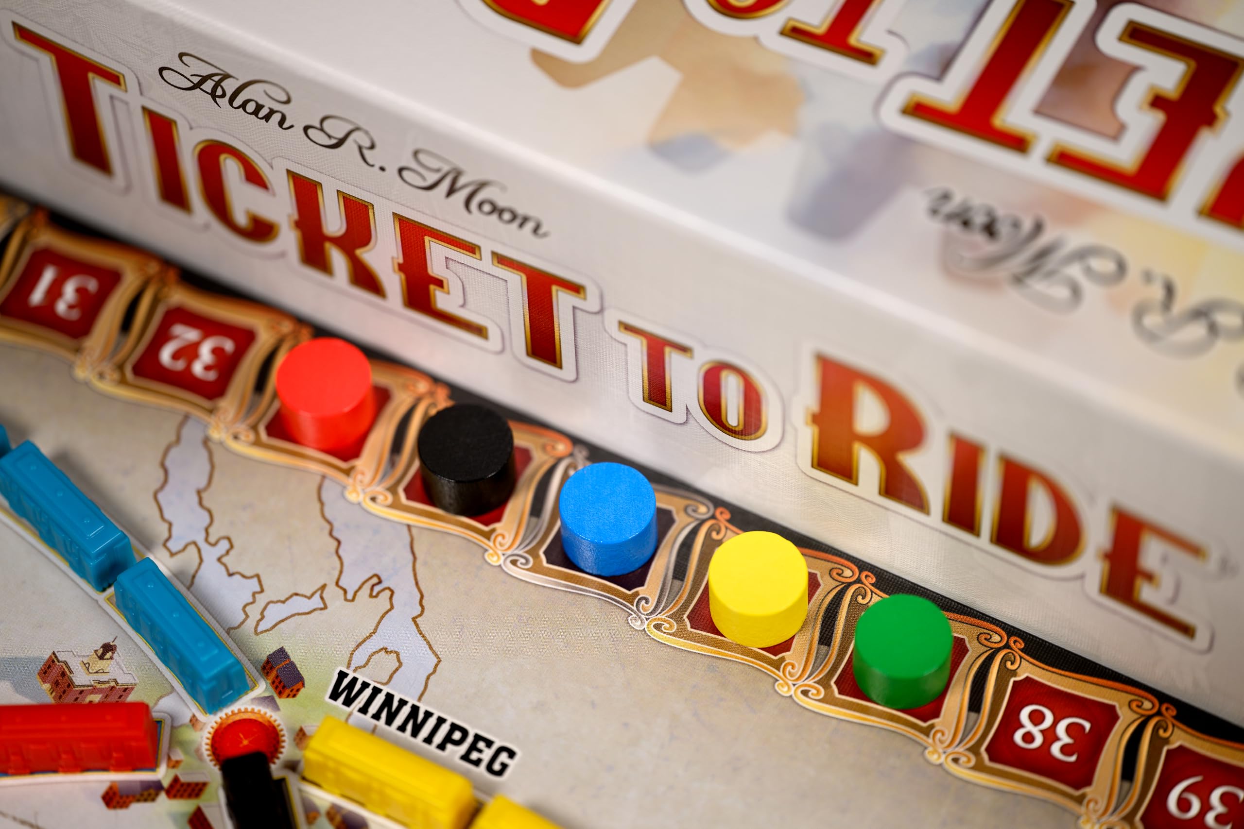 Asmodee - Ticket to Ride Neue Version, Brettspiel Abenteuer Eisenbahn, Spaß für Familien und Freunde, 2-5 Spieler, 8+ Jahre, italienische Ausgabe